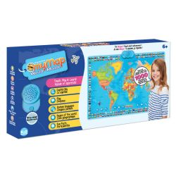 MAPPEMONDE INTERACTIVE BILINGUE